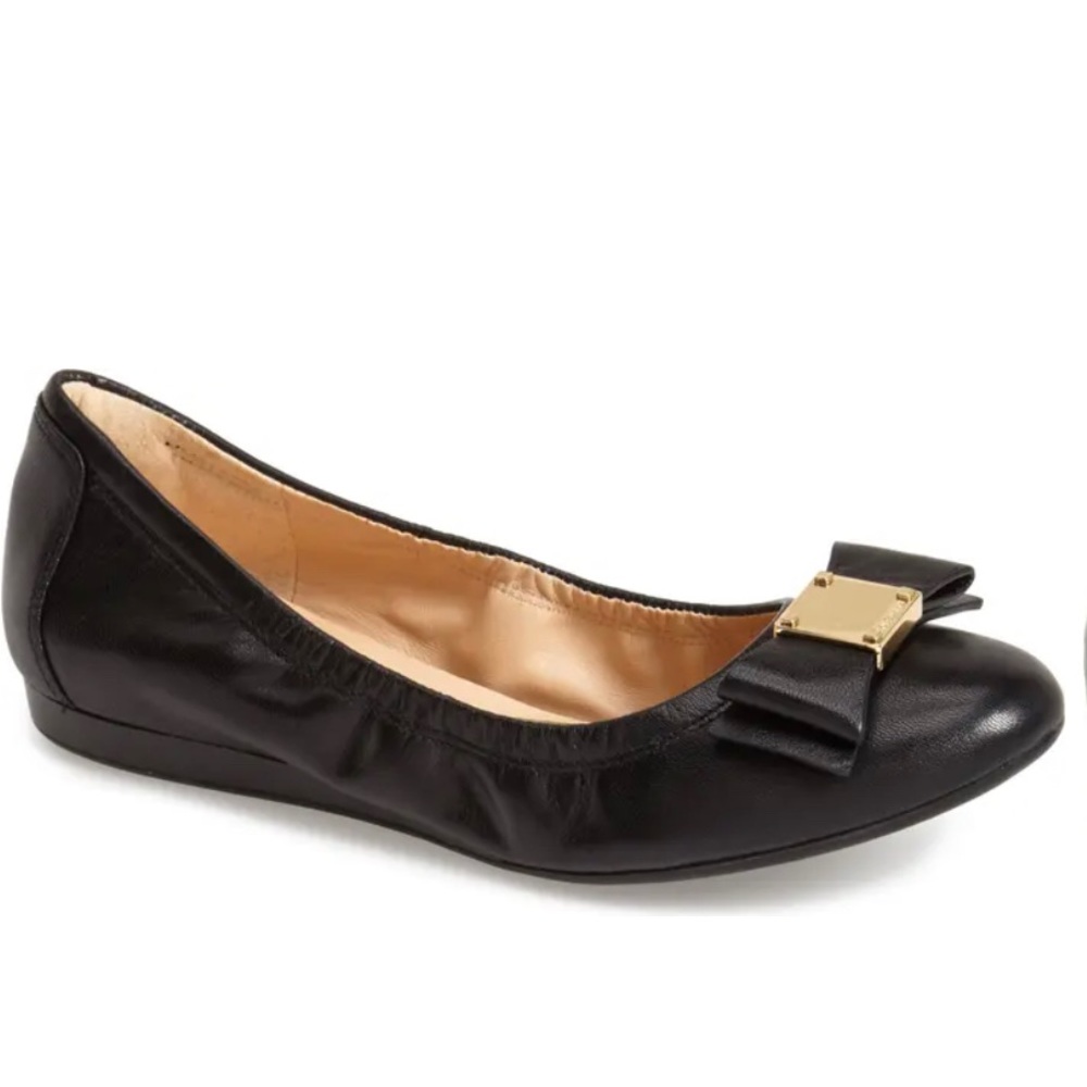 Black Ballet Flats with Cole Haan 11M